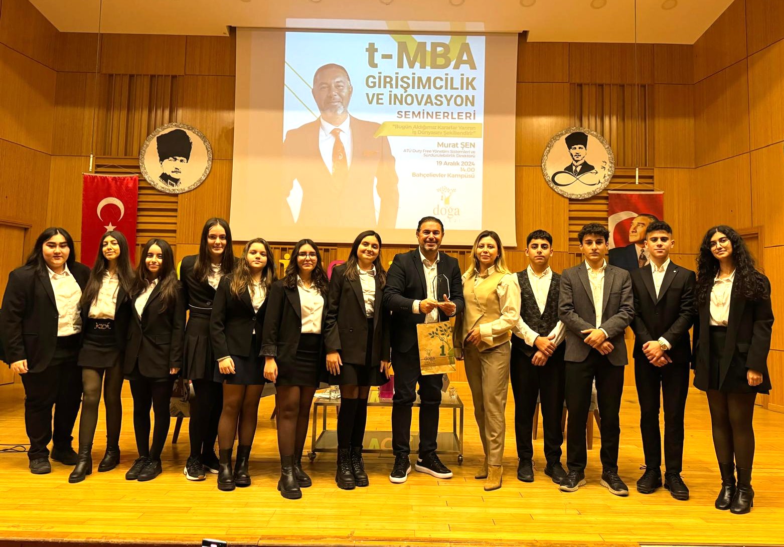 We attended the Entrepreneurship and Innovation Seminar and Sustainability Panel as a guest