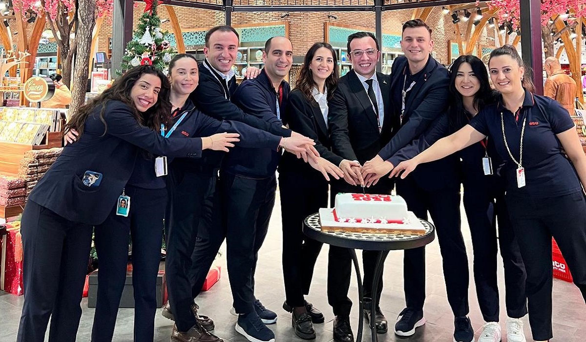 Our colleagues working at Istanbul Airport celebrated the New Year