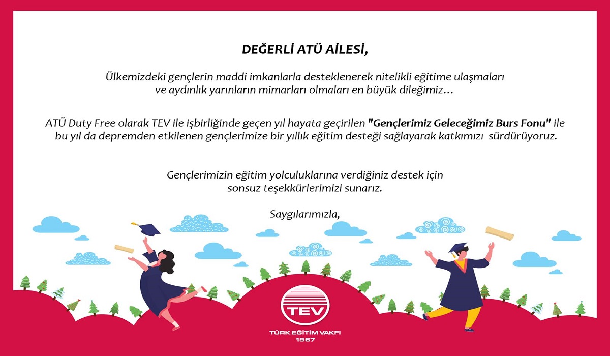 ‘Our Youth is Our Future Fund’, which we established in cooperation with TEV, is in its second year!