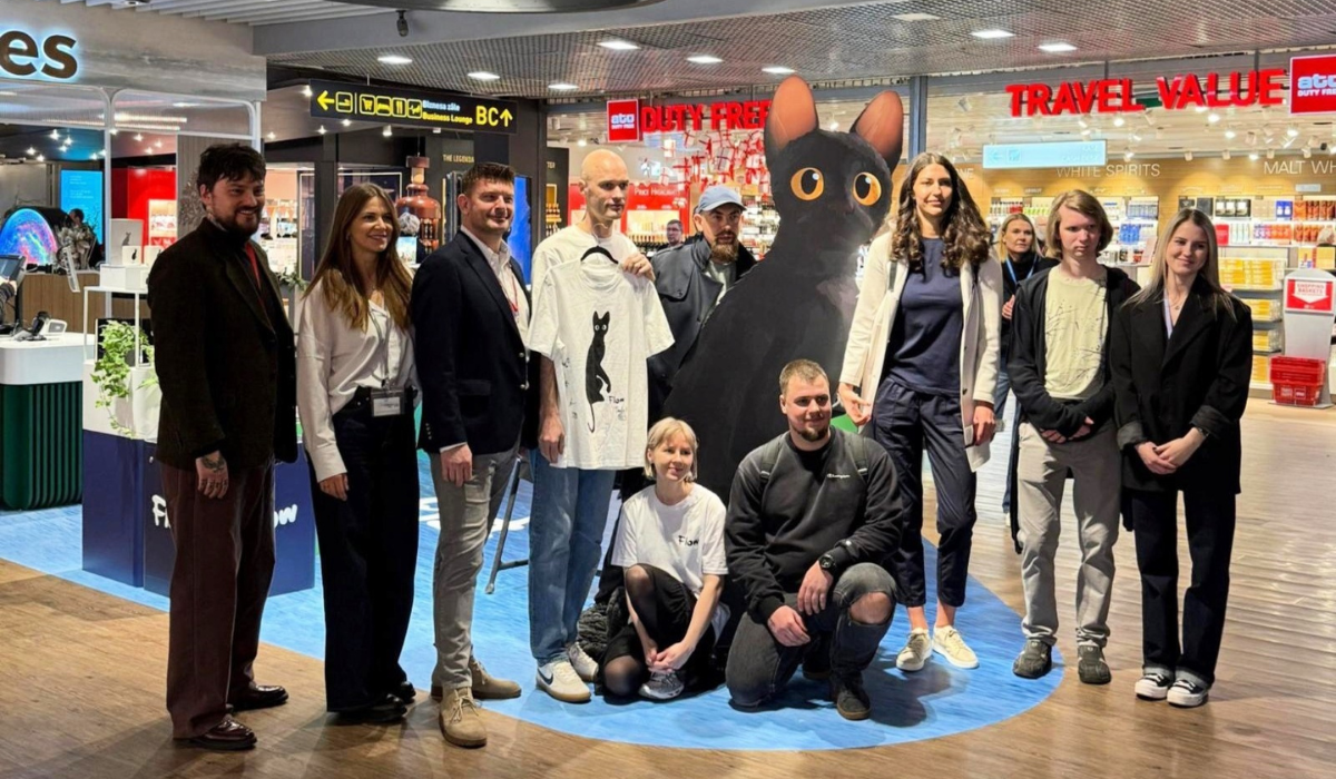 The new concept of our promo area in Latvia was the Oscar-winning film Flow