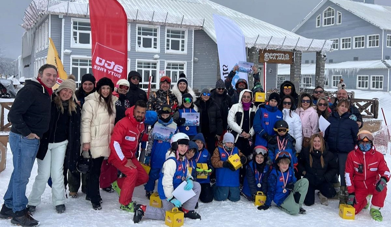 We were in Uludağ with the children of ATU and their families during the ski season 