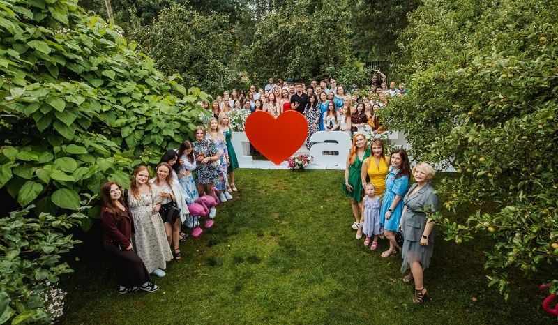 Our Riga team came together for a summer party