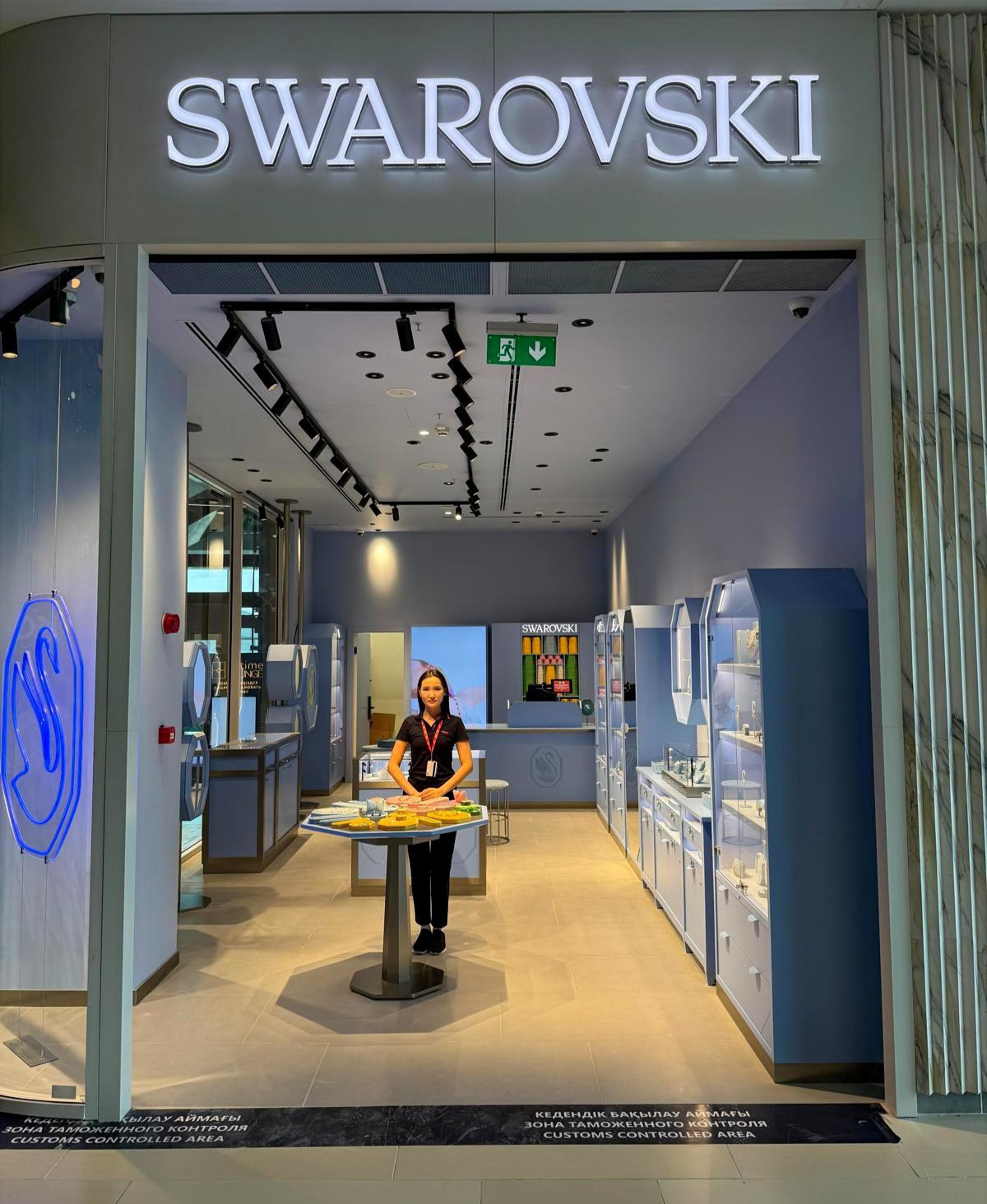 We have opened the doors of our new Swarovski store at Almaty Airport, Kazakhstan