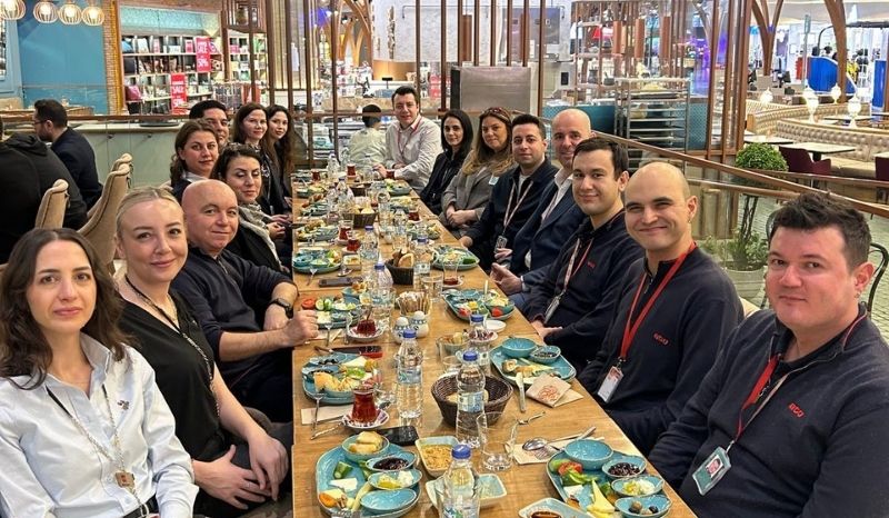 We met with our operations teams at Istanbul Airport during sahur