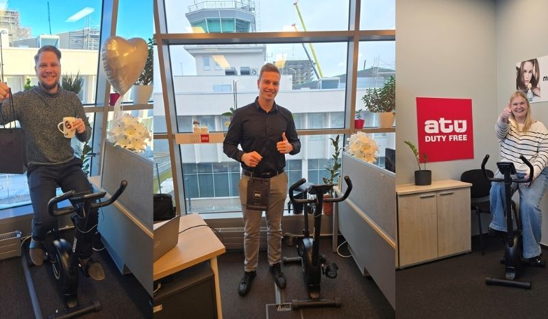 Riga employees participated in a fun activity called the 'Fitness Challenge'